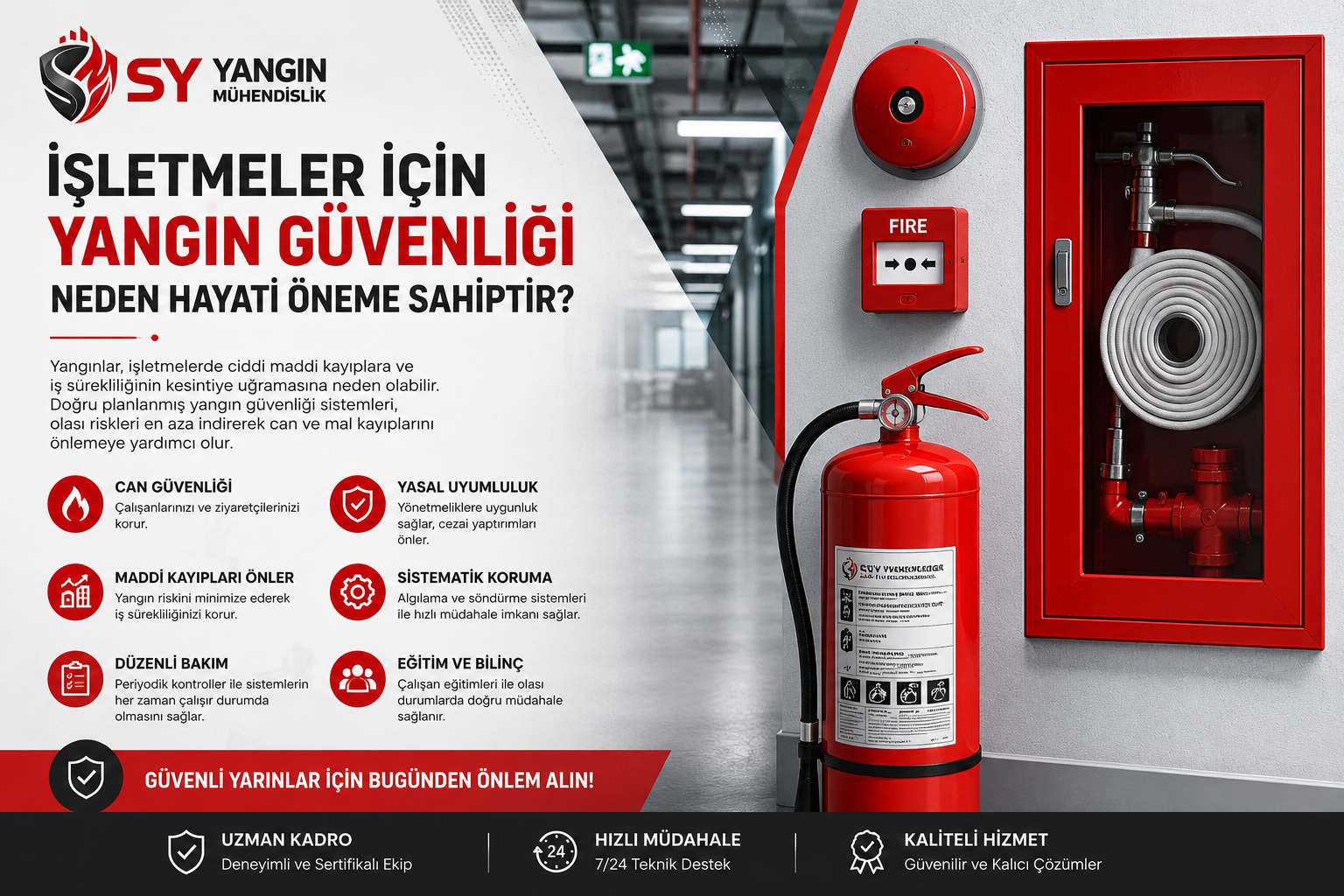 İşletmeler İçin Yangın Güvenliği Neden Hayati Öneme Sahiptir?