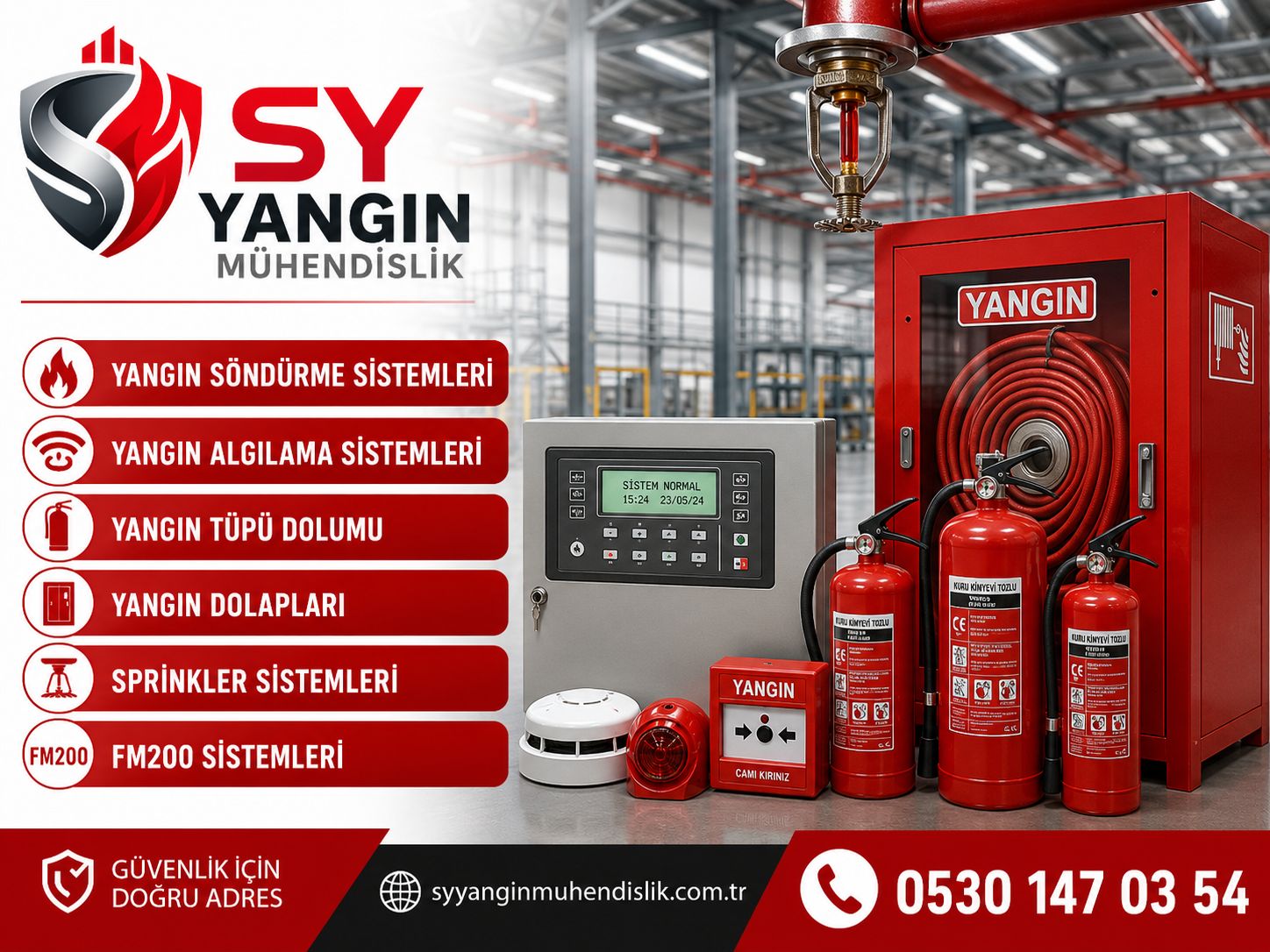 Sancaktepe Yangın Söndürme Sistemleri
